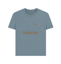 Stone Blue Printed T-shirt