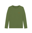 Khaki Printed Long Sleeve T Shirt