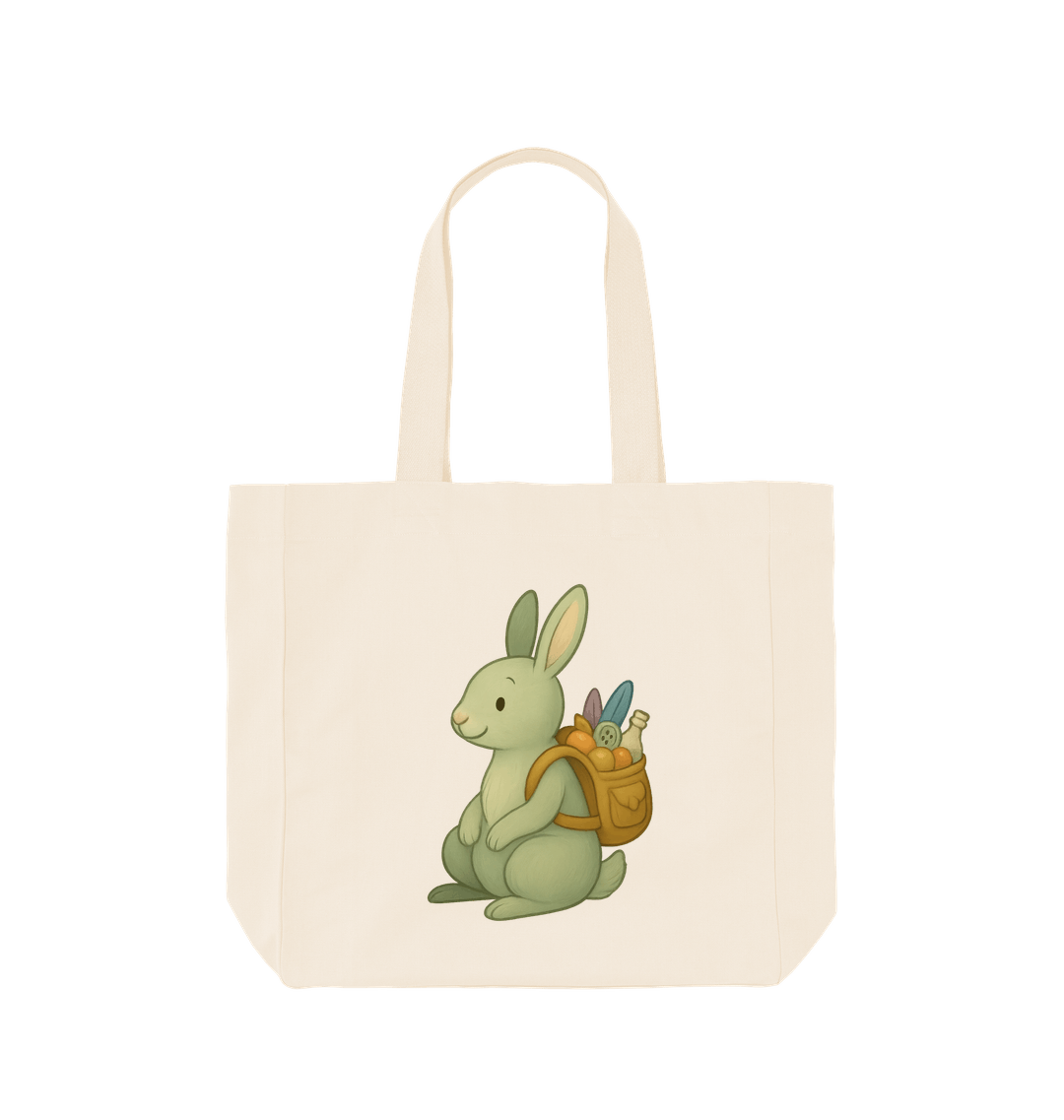 Natural Printed Bag