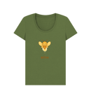 Khaki Printed T-shirt