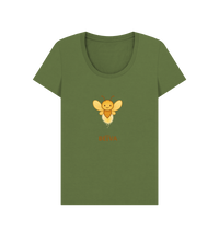 Khaki Printed T-shirt
