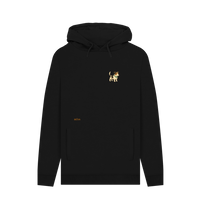 Black Printed Hoody