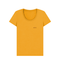 Mustard Printed T-shirt