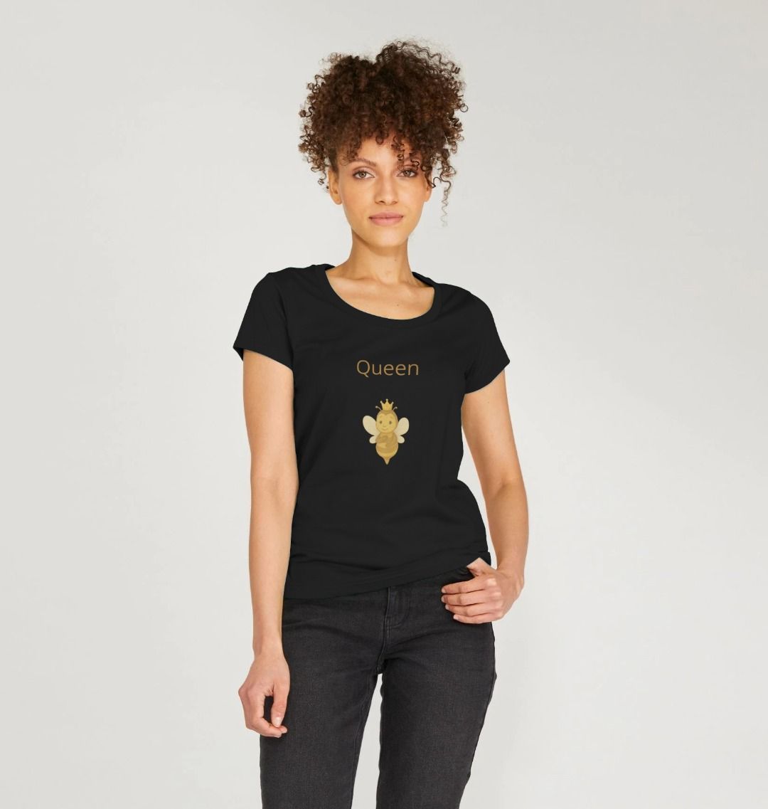 BETVA QUEEN™ - Women's Scoop Neck Organic Cotton Tee