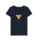 Navy Blue Printed T-shirt