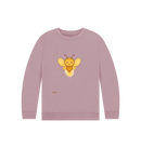 Mauve Printed Kids Jumper