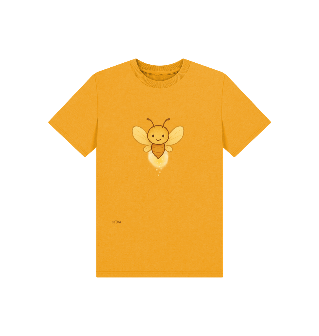 Mustard Printed Kids T-Shirt