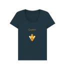 Denim Blue Printed T-shirt Front