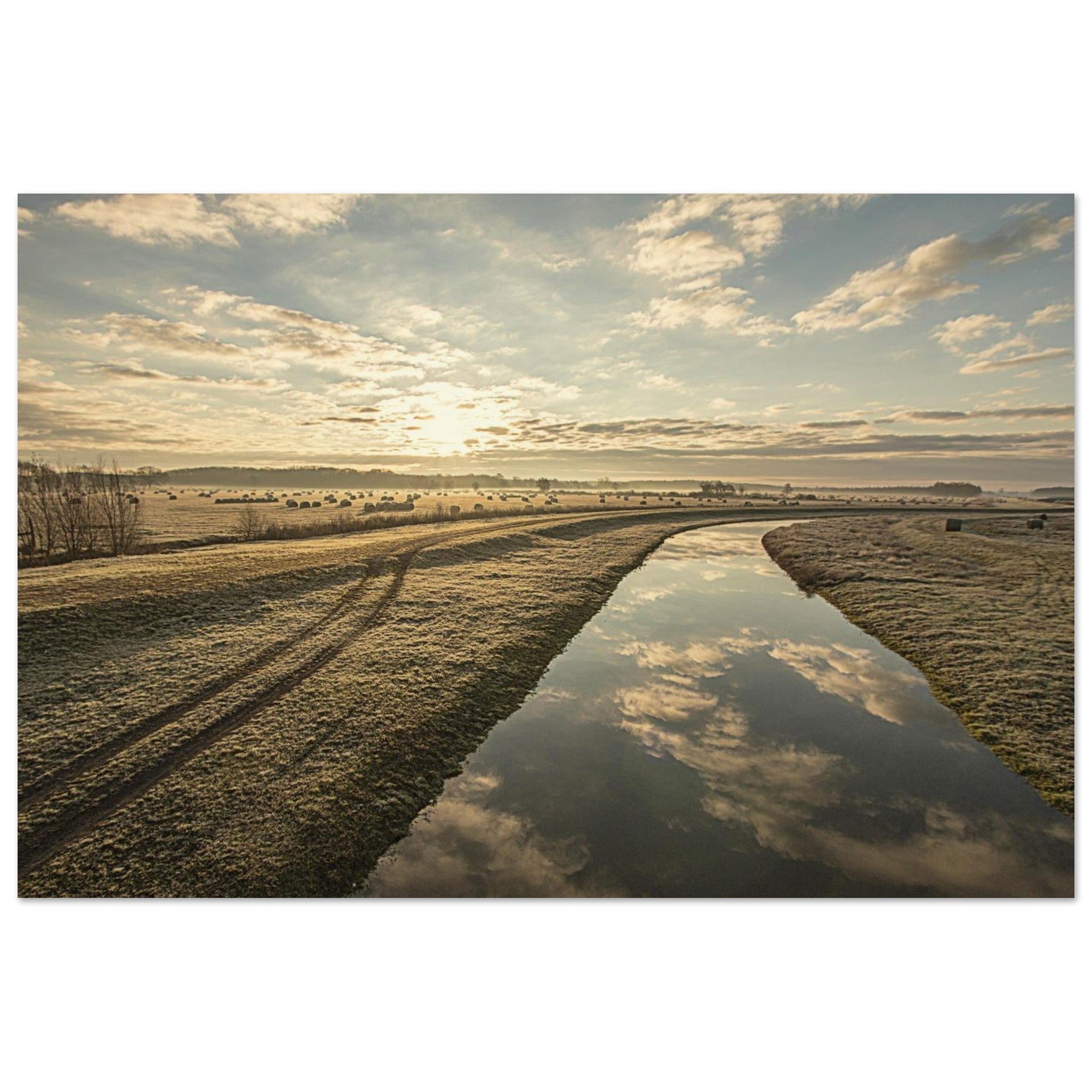 Sky in the Stream — Nature Fine Art Poster | BETVA Wall Art