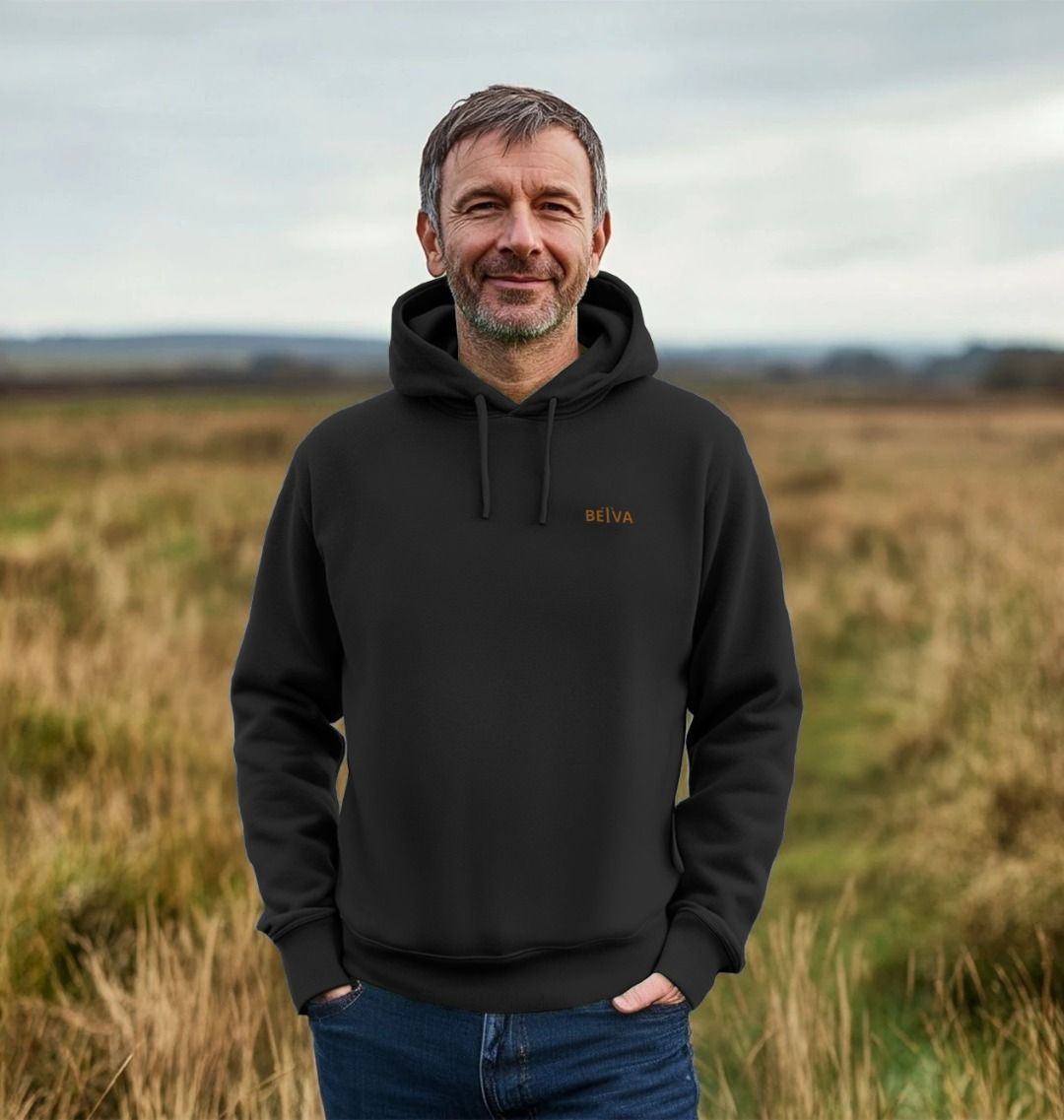 Men's Pullover Hoodie - BETVA Grounded Comfort Organic Cotton