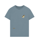 Stone Blue Printed T-shirt