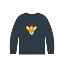 Navy Blue Printed Kids Jumper