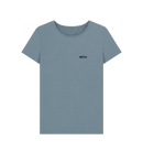 Stone Blue Printed T-shirt Front