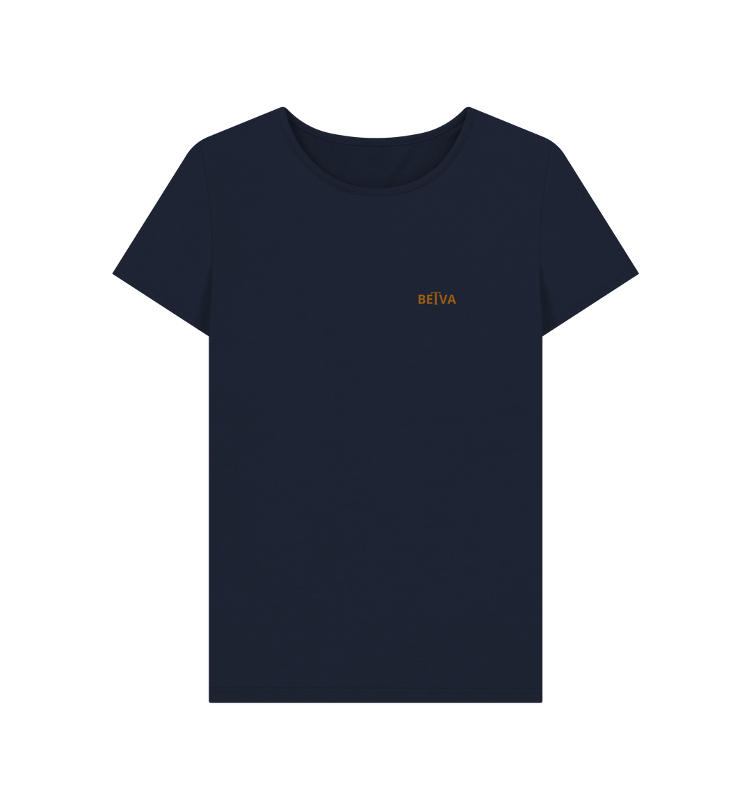 Navy Blue Printed T-shirt