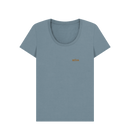 Stone Blue Printed T-shirt