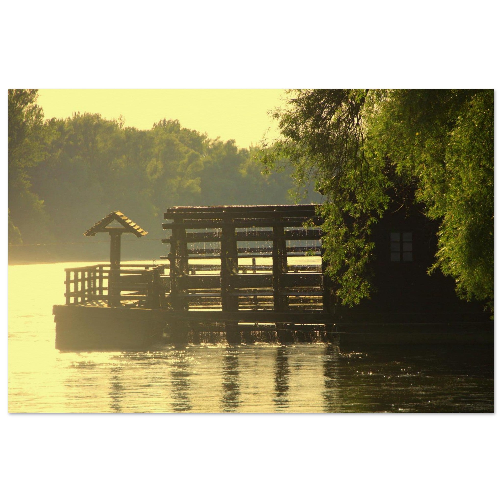 Mill Drifts in Morning Gold — Nature Fine Art Poster | BETVA Wall Art