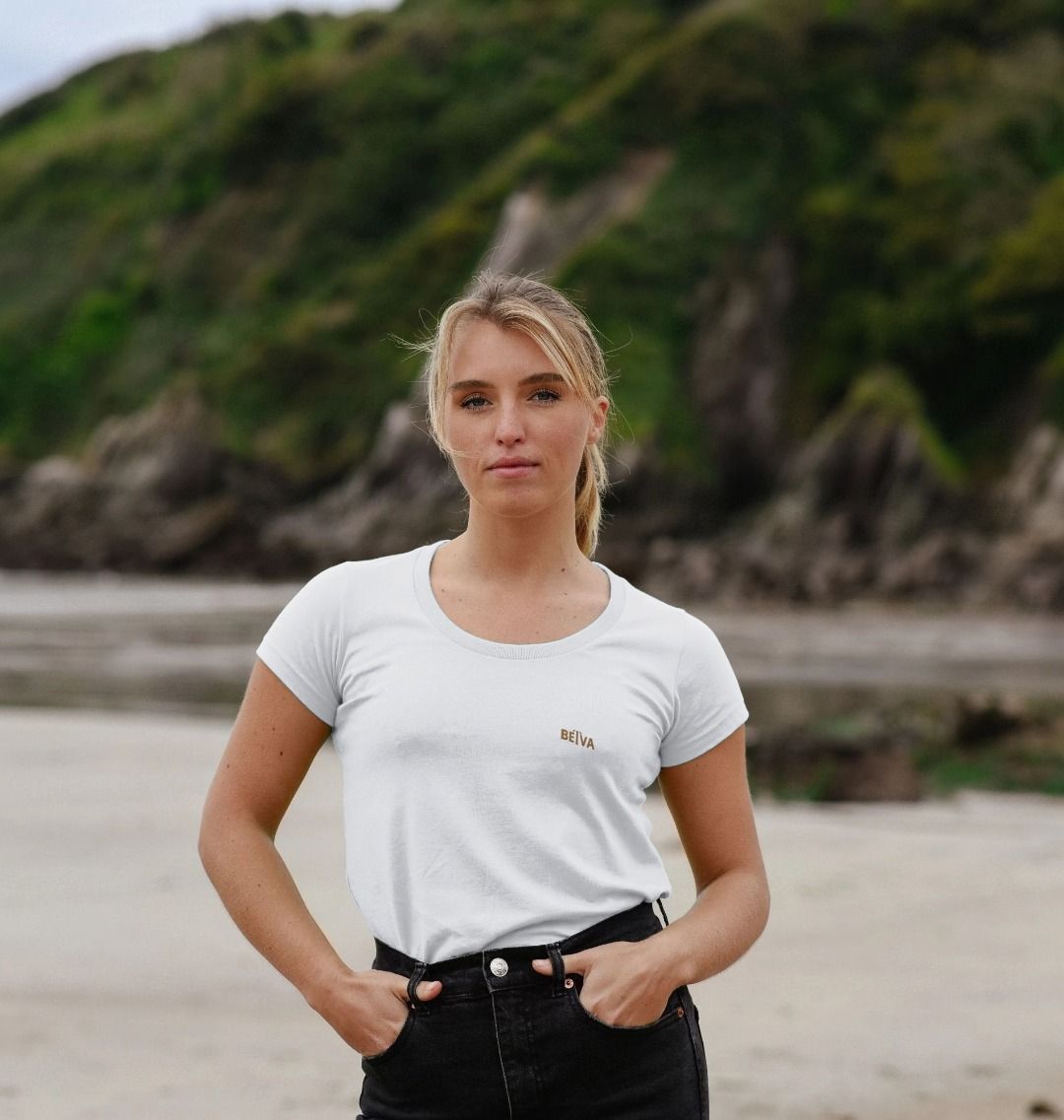 Women's Scoop Neck Tee - BETVA Gentle Grace Organic Cotton