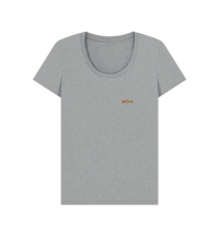Athletic Grey Printed T-shirt Front