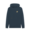 Navy Printed Hoody