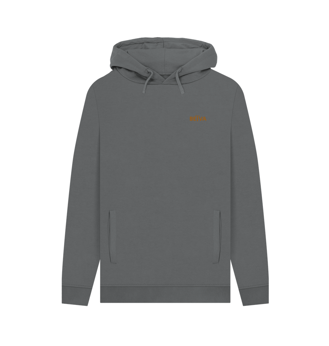 Slate Grey Printed Hoody