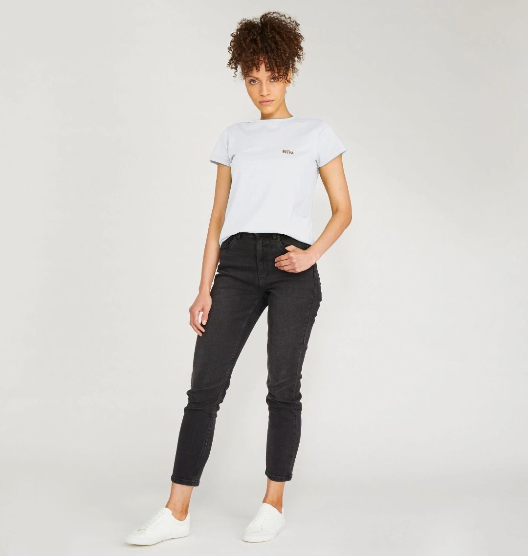 Women's Crew Neck Tee - BETVA Essential Calm Organic Cotton