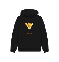 Black Printed Hoody