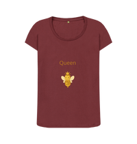 Red Wine Printed T-shirt