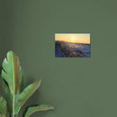 Frosted grass blades glowing in low golden sunlight during a cold morning in Prekmurje, Slovenia — BETVA fine art nature poster