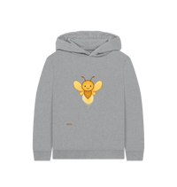 Athletic Grey Printed Kids Hoodie