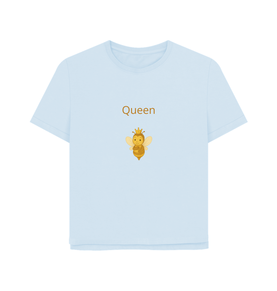 Sky Blue Printed T-shirt