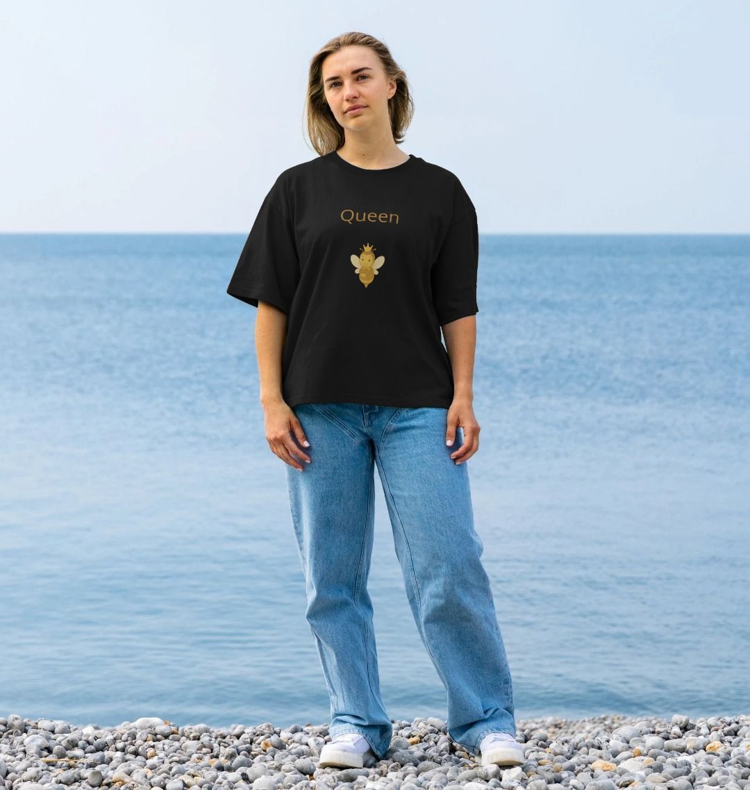 BETVA QUEEN™ - Women's Oversized Organic Cotton Tee