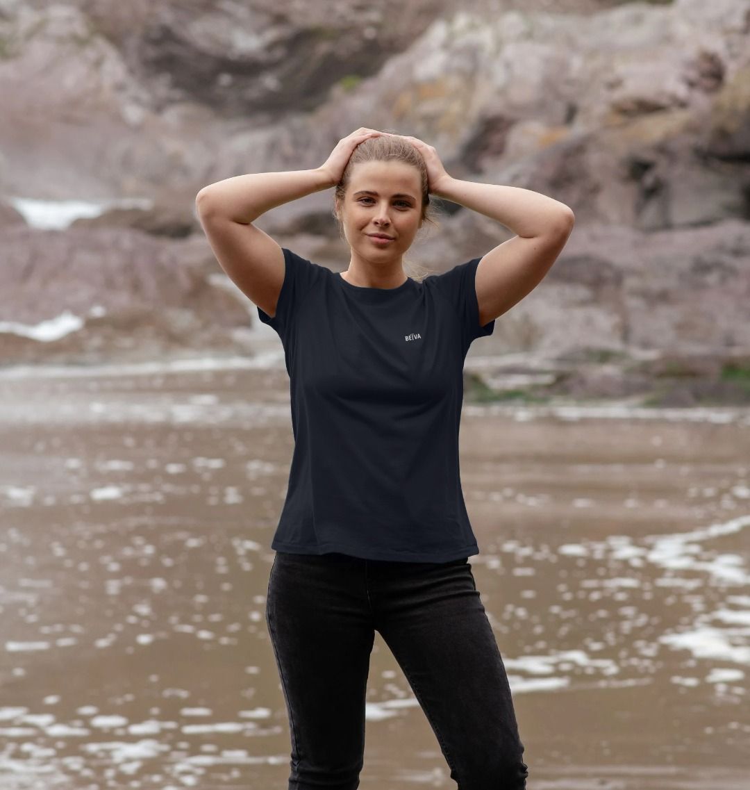 Women's Crew Neck Tee - BETVA Heartfelt Grace White Logo