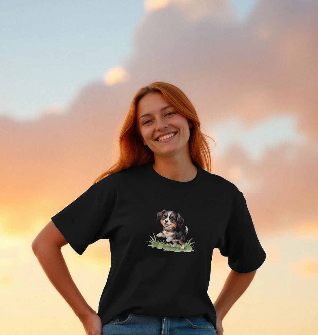 BETVA AHIL™ - Women's Oversized Organic Cotton Tee