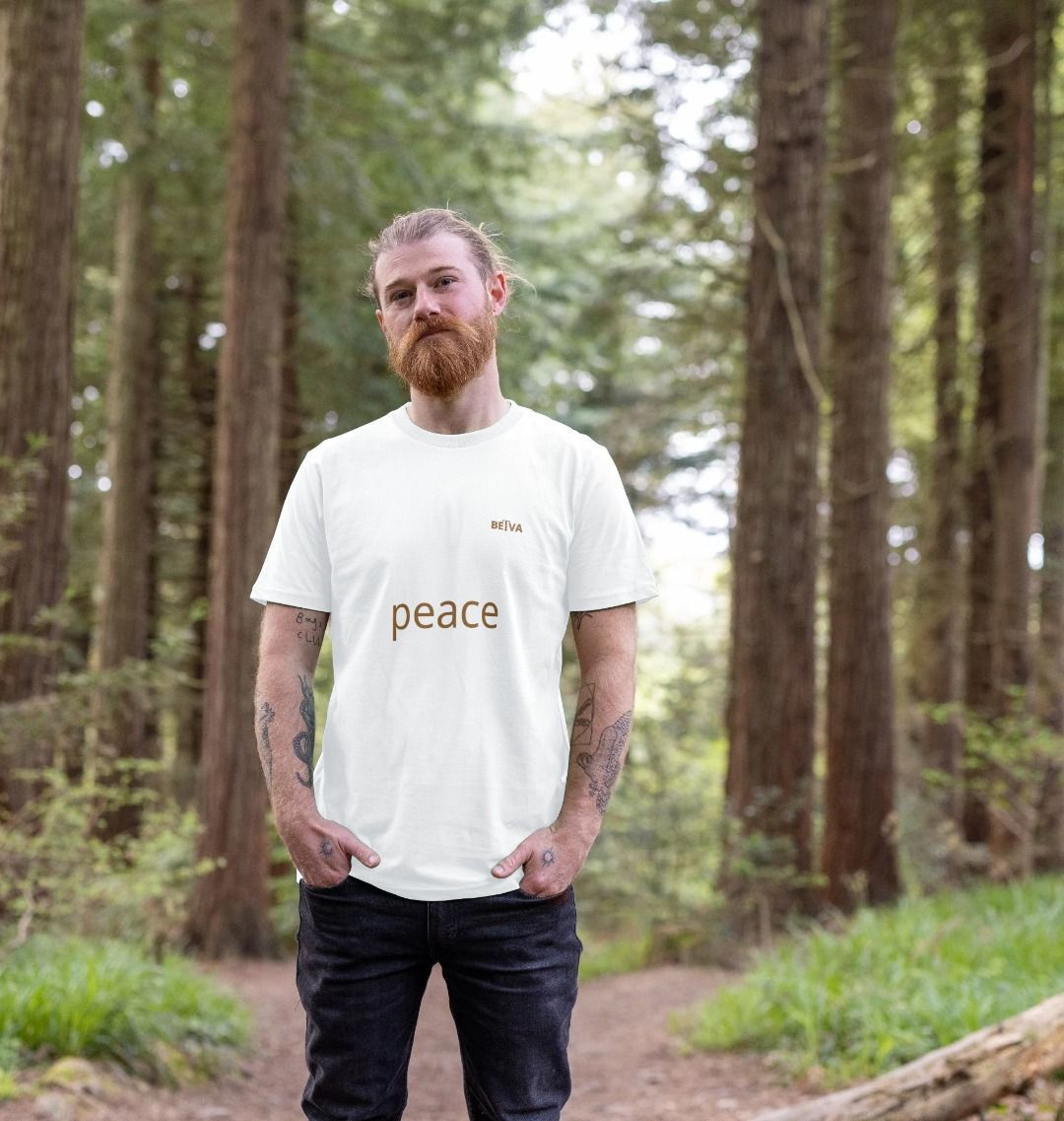 BETVA PEACE™ - Men's Basic Organic Cotton Tee