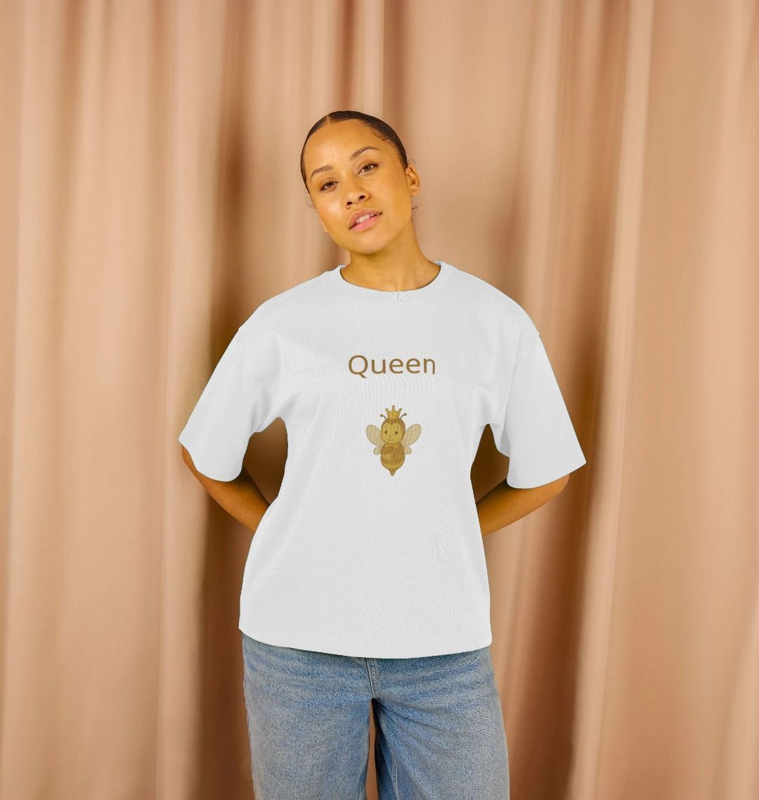BETVA QUEEN™ - Women's Oversized Organic Cotton Tee