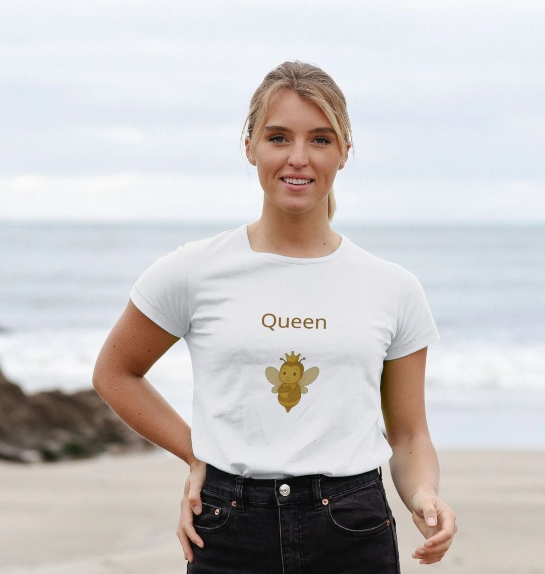 BETVA QUEEN™ - Women's Crew Neck Organic Cotton Tee
