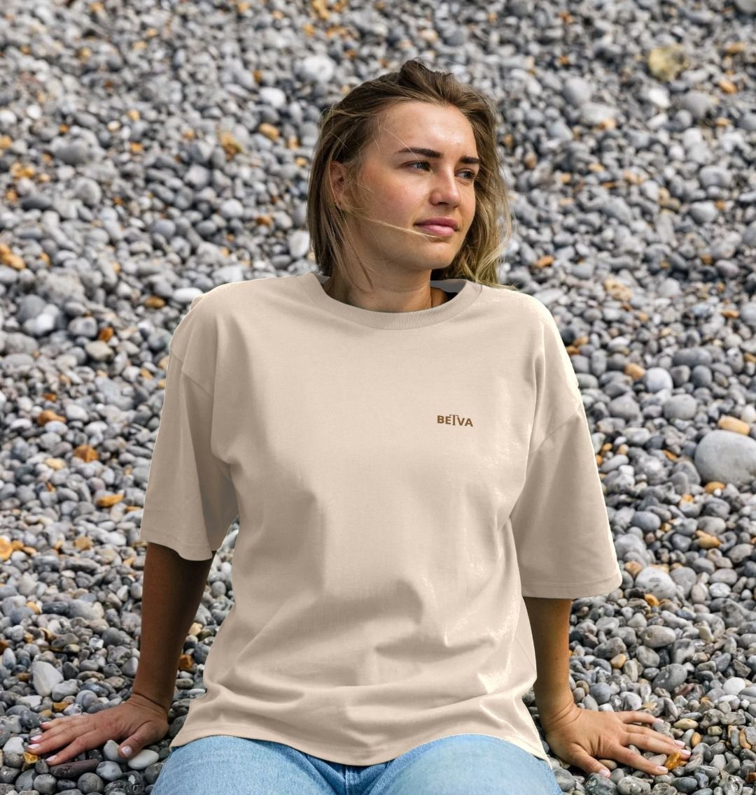 Women's Oversized Tee - BETVA Spacious Freedom Organic Cotton