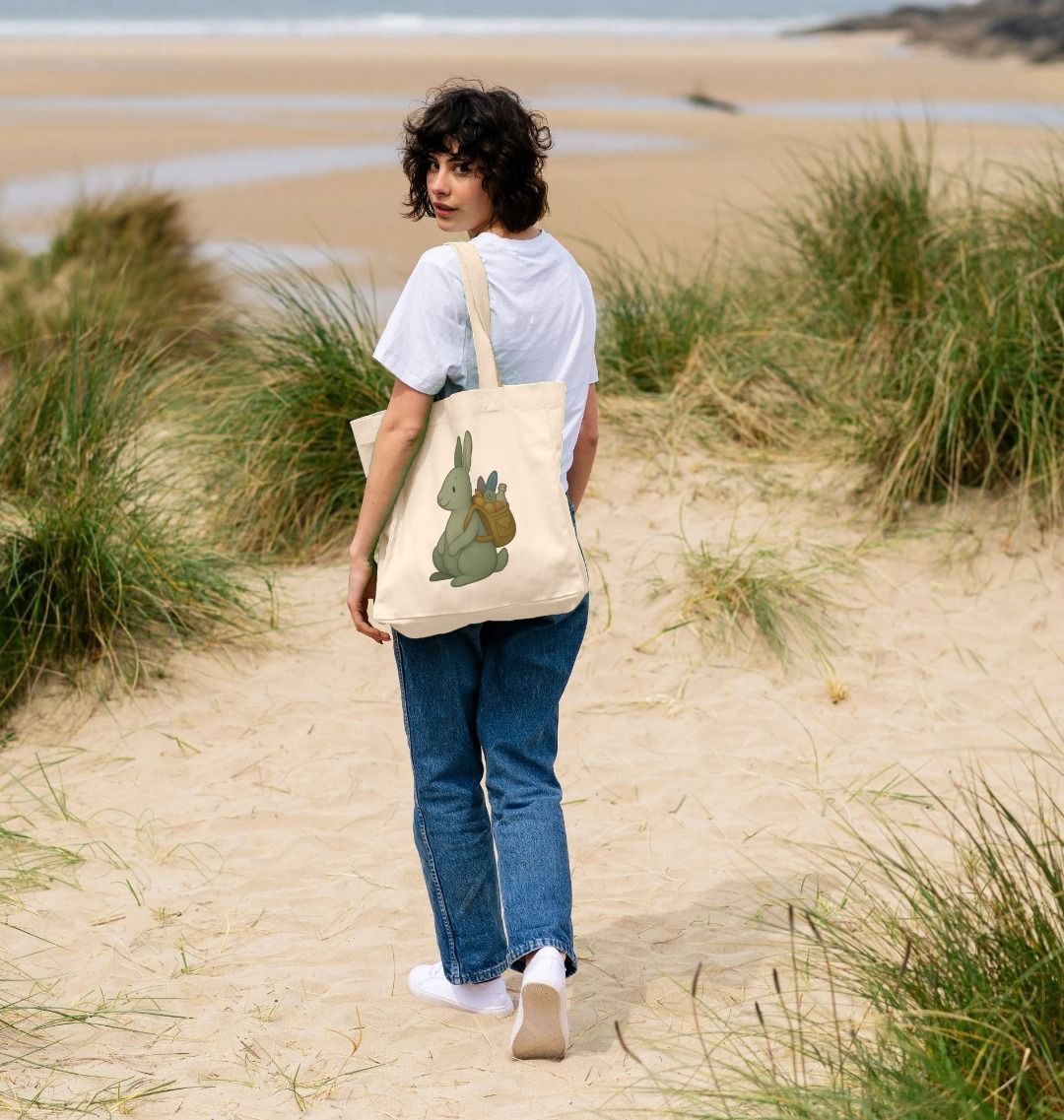 Organic Cotton Shopper Tote “BRUNO” – BETVA Market Companion Carryall