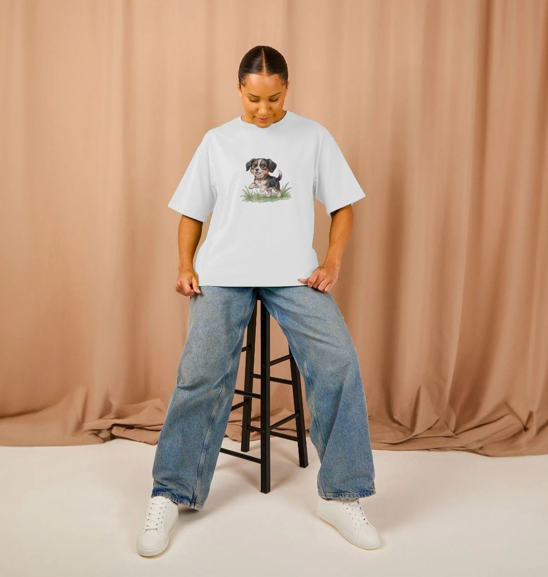 BETVA AHIL™ - Women's Oversized Organic Cotton Tee
