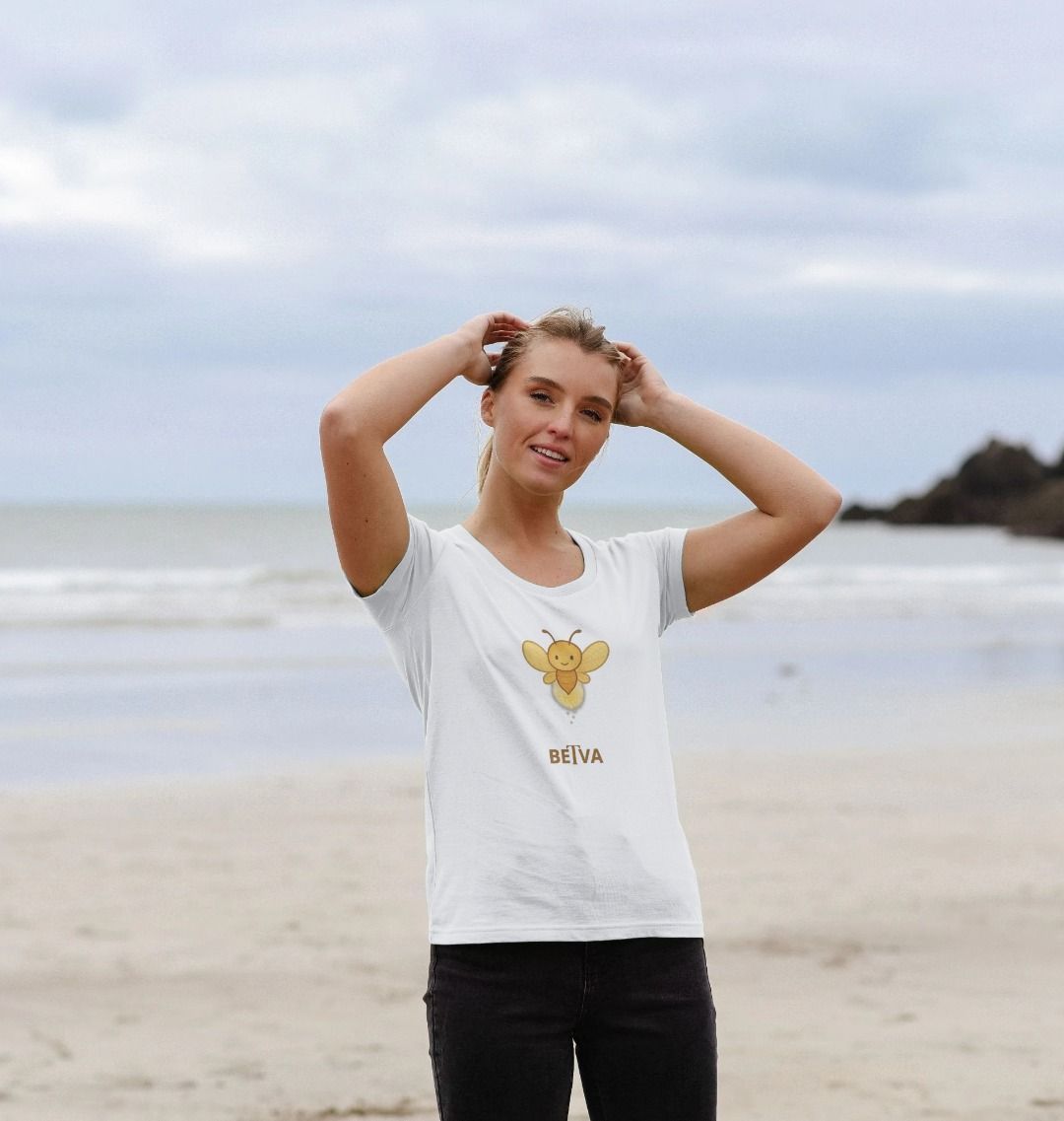 BETVA GLOW™ - Women's Scoop Neck Organic Cotton Tee