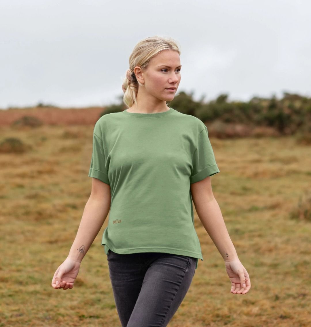 Women's Relax Fit Tee - BETVA Flowing Ease Organic Cotton