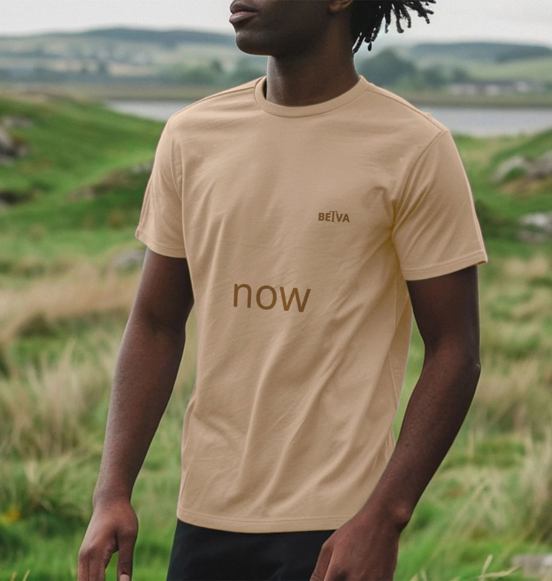 BETVA NOW™ - Men's Basic Organic Cotton Tee