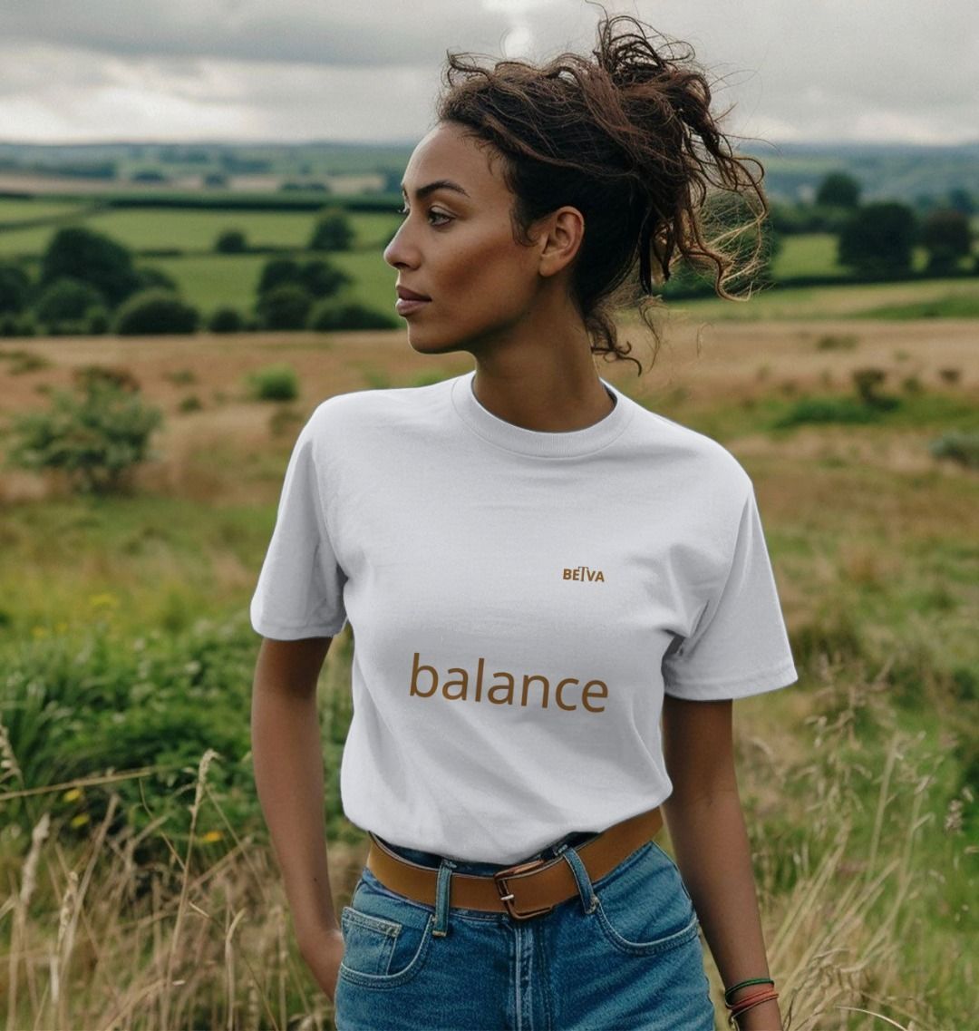 BETVA BALANCE™ - Women's Plain Organic Cotton Tee