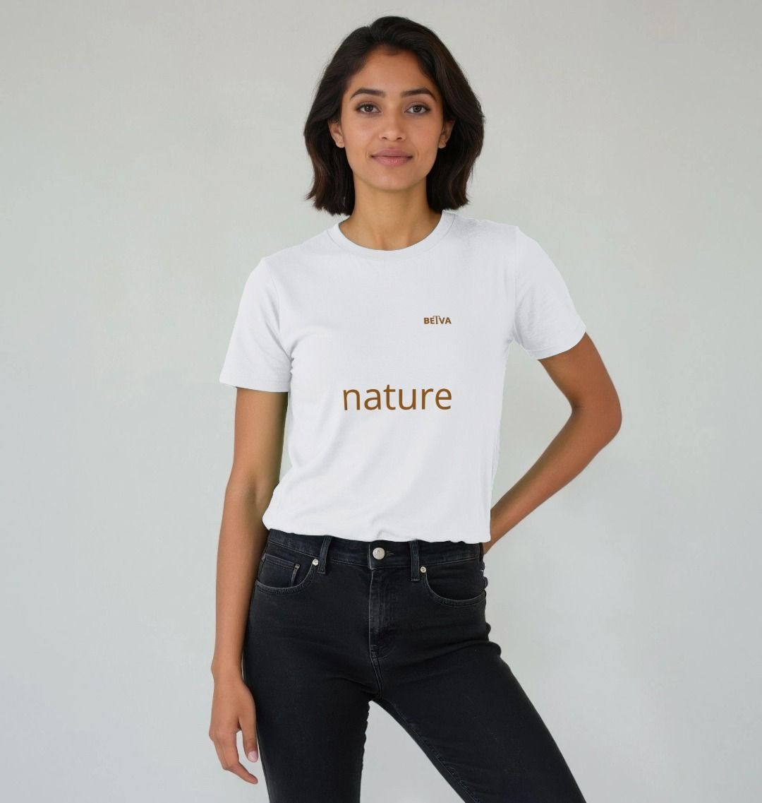 BETVA NATURE™ - Women's Plain Organic Cotton Tee