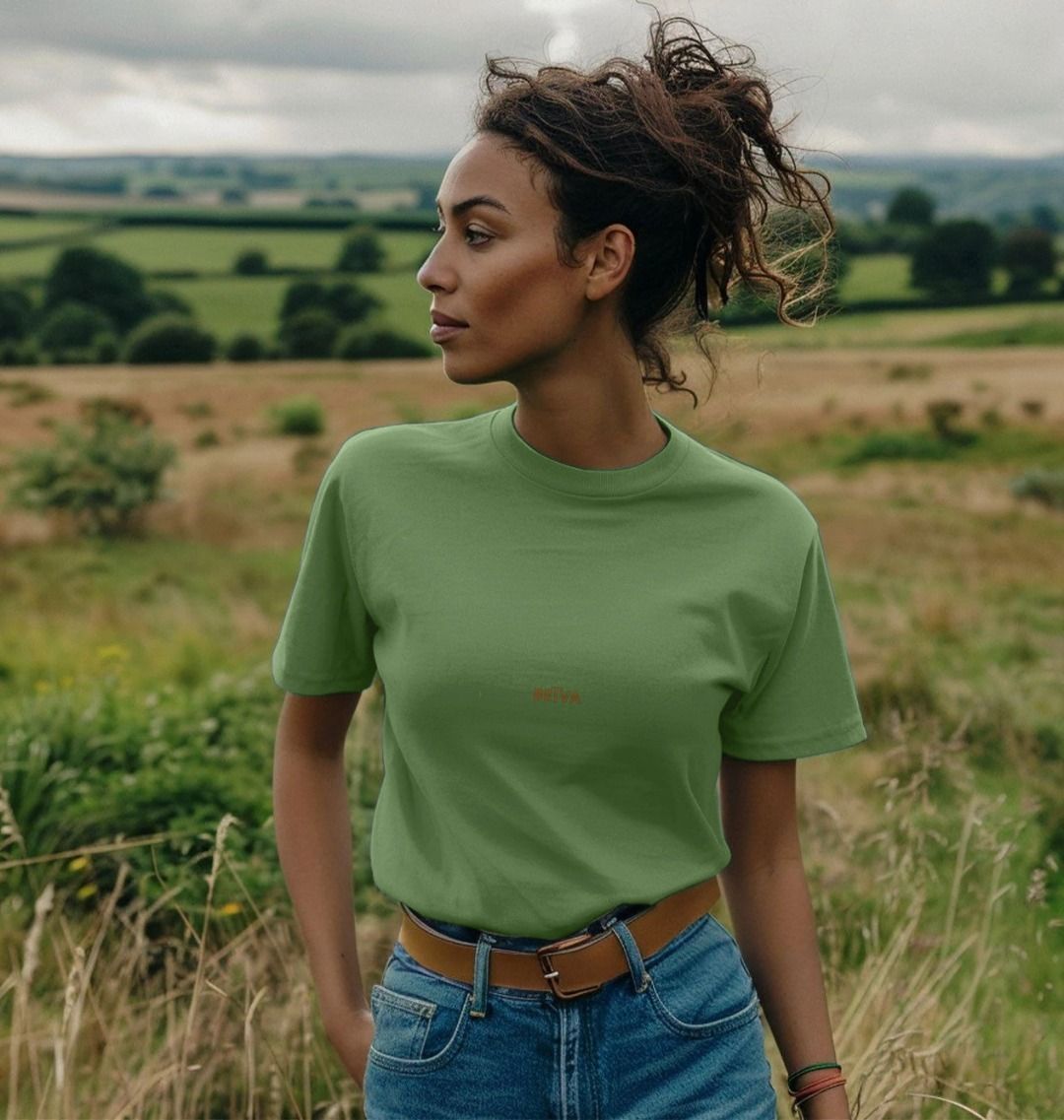 Women's Plain Tee - BETVA Timeless Essence Organic Cotton