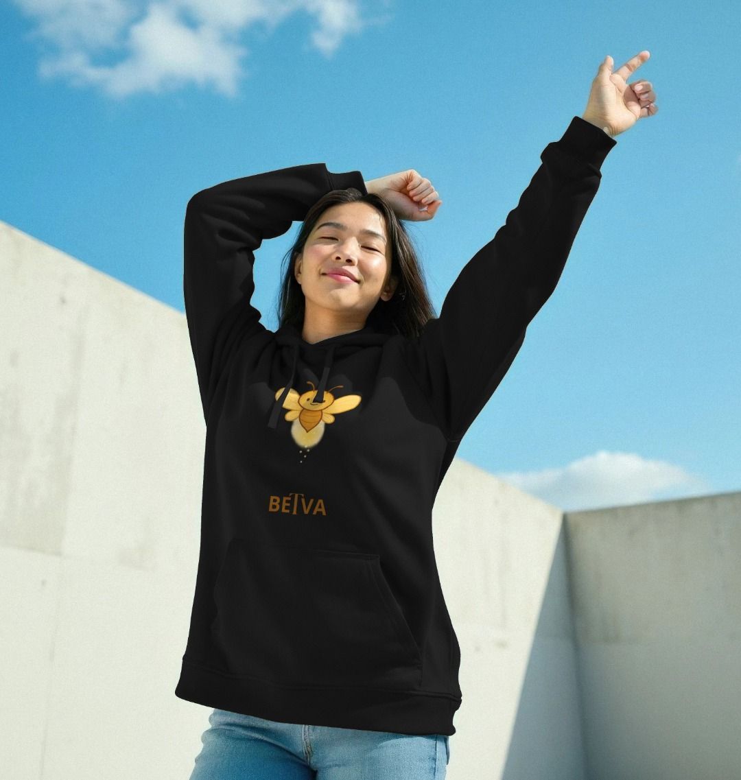 BETVA GLOW™ Unisex Organic Cotton Hoodie