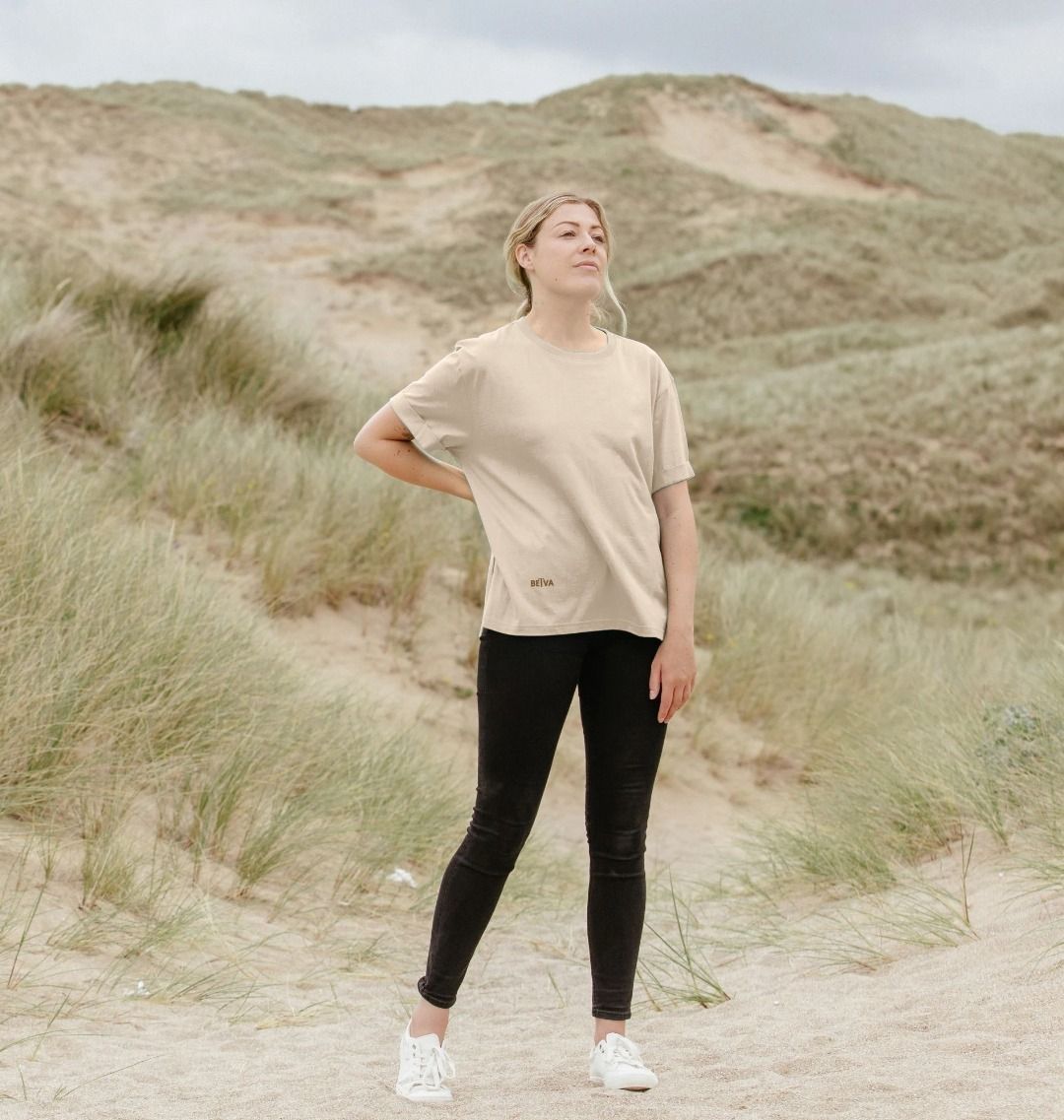 Women's Relax Fit Tee - BETVA Flowing Ease Organic Cotton