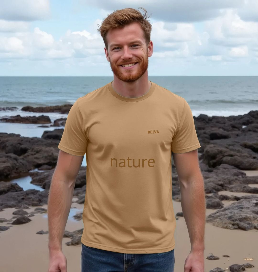 BETVA NATURE™ - Men's Basic Organic Cotton Tee