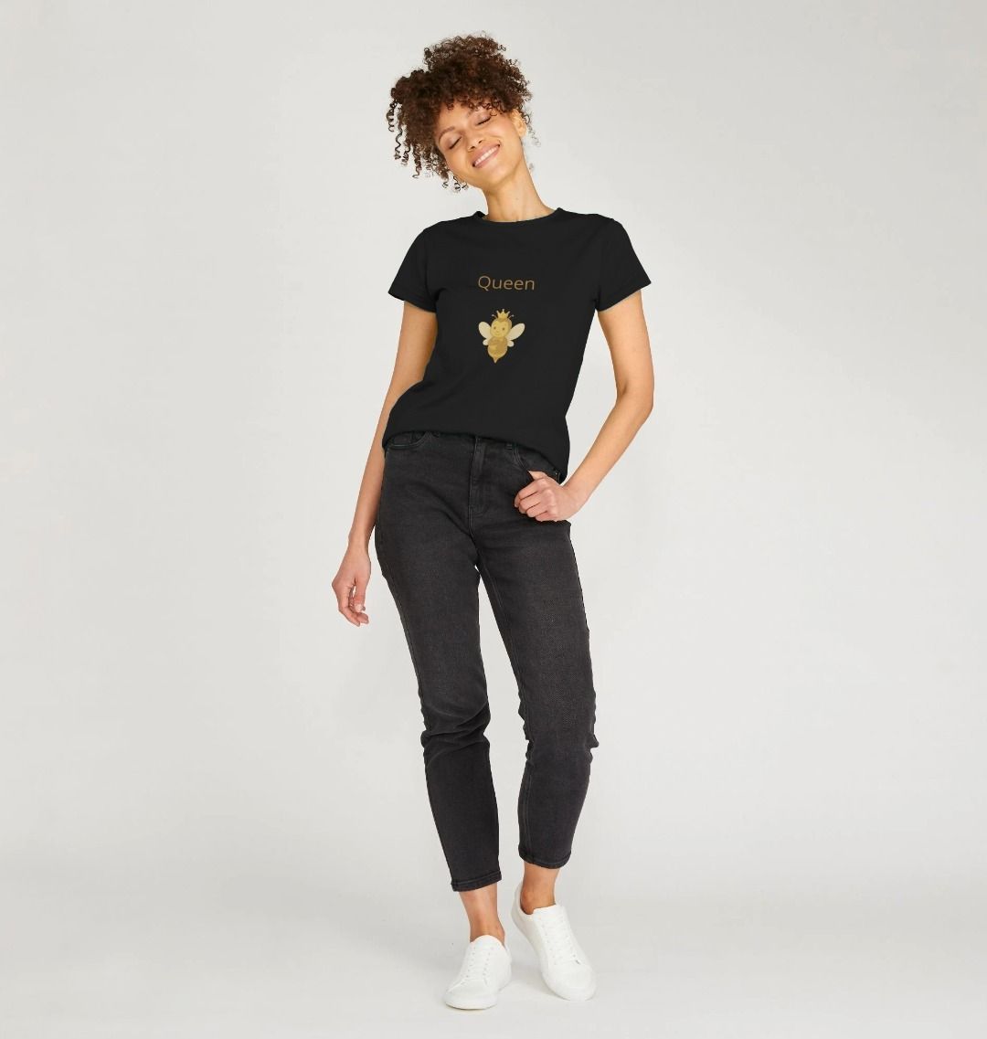 BETVA QUEEN™ - Women's Crew Neck Organic Cotton Tee