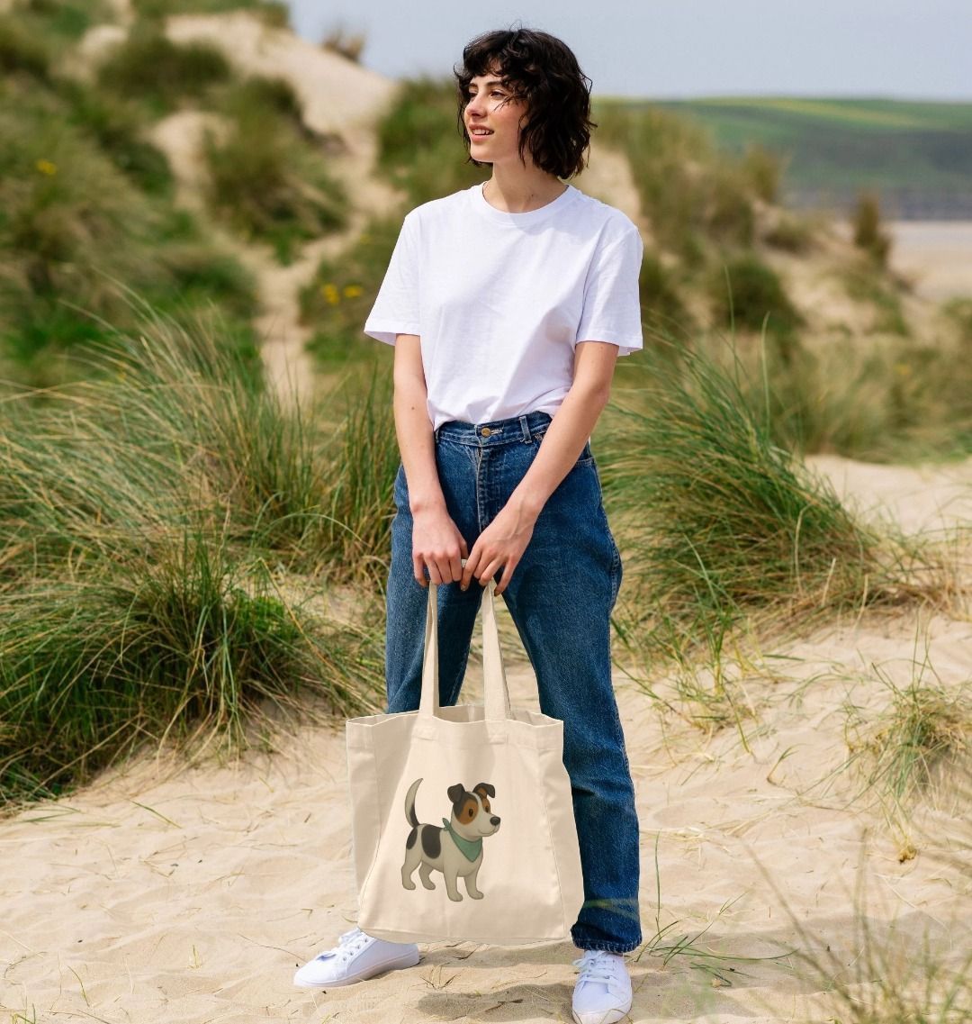 Organic Cotton Shopper Tote - BETVA ACHILLES™ Loyal Companion Bag